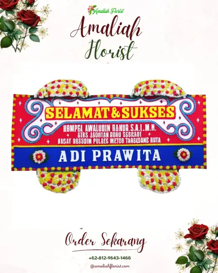 Papan Bunga Ucapan Selamat Kebontunggul